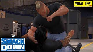 WHAT IF Brock Lesnar ambush Roman Reigns in the backstage?! | WWE 2K