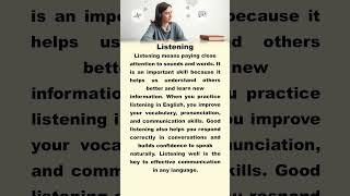 Listening #shorts #english #englishpractice
