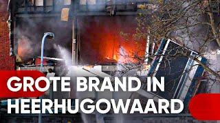 Grote brand na vermoedelijke explosie (10-4-2025, Heerhugowaard)