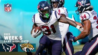 Houston Texans vs. Jacksonville Jaguars | 2022 Week 5 Game Highlights