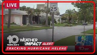 Flooding in St. Pete Beach ahead of Helene