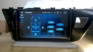 Обзор штатной магнитолы Sound Box SB-6616 Toyota Corolla 2014+ Android 5.1.1