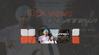 Platina : Official Video : Gagan Dhandra Ft Nicki Minaj / Latest Punjabi Songs 2024 / Oye Dhandra