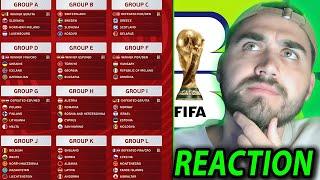 UEFA 2026 WORLD CUP QUALIFIERS DRAW REACTION