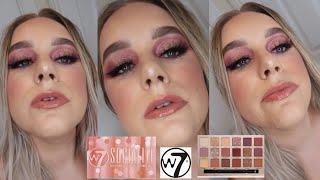 W7 SOCIALITE EYESHADOW PALETTE - TUTORIAL, REVIEW & SWATCHES - HUDA BEAUTY DUPE! | AMBER HOWE