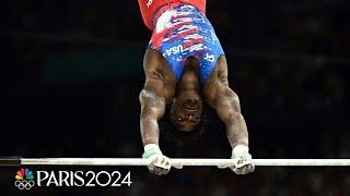 Frederick Richard ROCKS high bar, advances to first all-around final | Paris Olympics | NBC Sports