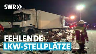 Gefahr durch zu wenig Lkw-Parkplätze |  Zur Sache! Baden-Württemberg