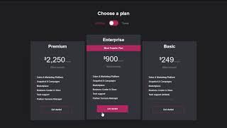 Pricing Table with html and css-source code