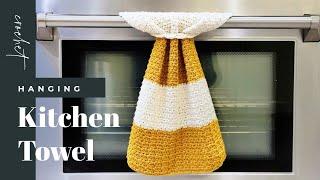 Easy Hanging Kitchen Towel Crochet Video Tutorial For The Buco Towel