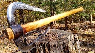 Forging a Battle Axe from a pick axe