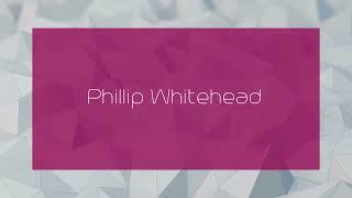 Phillip Whitehead - appearance