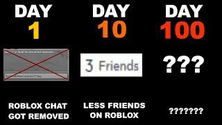 If Roblox removed the chat (Timeline)