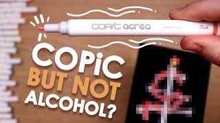 Copic Makes Water Based Paint Pens?! - TRYING COPIC ACREA