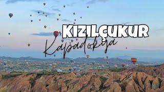 Cappadocia Kizilcukur Valley is the Most Beautiful Place where Balloons Are Viewed