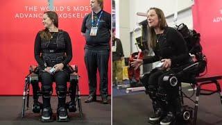 Paralyzed Woman Walks Again with Robotic Exoskeleton!