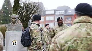 Battlefield Tour of Bastogne with Soldiers of the 101st Airborne Division