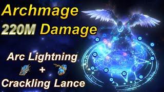 [3.24] The New Archmage Arc is Insane! (220M Damage!) - Path of Exile Best Build