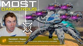 Daredevil Volt Dagon Is INSANE... The New BEST Sniper In WR - 1 Shot KING  | War Robots