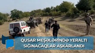 “Meşə qardaşları” terror qruplaşmasının sığınacaqlarından şok görüntülər