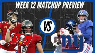 Tampa Bay Buccaneers vs New York Giants | Week 12 Preview