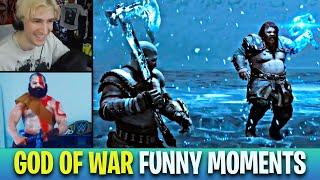 Streamers Reactions to GOD OF WAR RAGNAROK | Funny moments