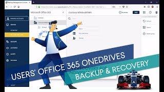 Acronis Data Cloud Technical Training: 2.4.2. How to Backup & Recover Users' Office 365 OneDrives