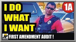 TYRANT COP SHUTDOWN !! Billings Montana Cop Watch - First Amendment Audit - Amagansett Press