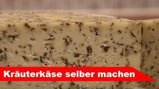  Kräuterkäse selber machen  Schnittkäse mit mediterranen Kräutern - Alles Käse