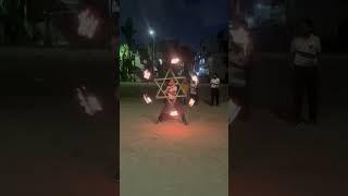 Silambam fire #performance #shorts