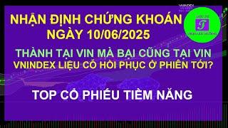 Chứng khoán hôm nay Nhận định thị trường chứng khoán ngày 10 06 2025
