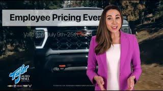 Taylor AutoMall GM Employee Pricing - O% Event - Rate Break Summer Event July 2024