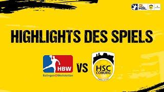 Highlights HBW Balingen Weilstetten vs.  HSC 2000 Coburg I Saison 24/25