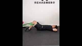 Calf Pull Lumbar Distraction - low back exercise to decompress discs and facet joints