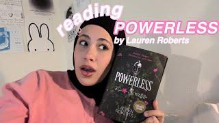 reading booktok hyped books POWERLESS *i scream a lot* (book buzz ep. 1)