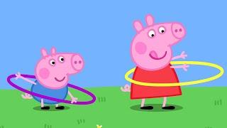 Peppa Pig Plays With Hoops ⭕️ Peppa Pig Asia  Peppa Pig English Episodes