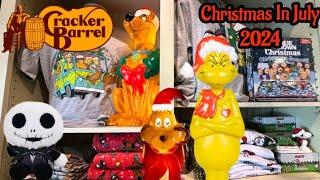 Cracker Barrel Christmas Decor 2024 Store Walkthrough First Look (Christmas In July)