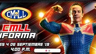 CMLL INFORMA 4 DE SEPTIEMBRE DE 2019