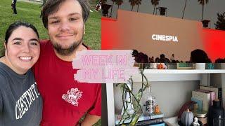 VLOG - Work Week, Fall/Halloween Decorating, Cinespia