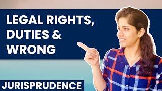 Legal Rights with Theories, Duties & Wrong | Easy Examples | Jurisprudence