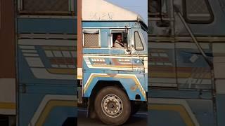 Contener truck video on Highway