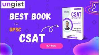 Best book for UPSC CSAT 2024-25 updated till 2023 | UPSC CSAT book in English Medium | UNGIST