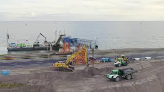 De innovatieve Zandtransportband op De Afsluitdijk