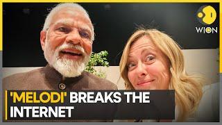 Melodi Selfie | Indian PM Modi's selfie with Italian PM Meloni goes viral | WION