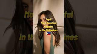 Top 5 Most Beautiful Vloggers in the Philippines . #shorts #vloggers #philippines