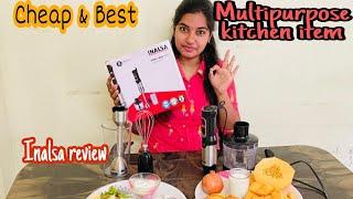 Cheap and Best kitchen Hand Blender ||Honest review and unboxing|| Inalsa Robot Inox1000 handblender