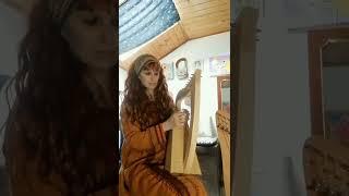 MOON RIVER (Celtic Harp cover) #moonriver #breakfastattiffanys #audreyhepburn #enricamerlow