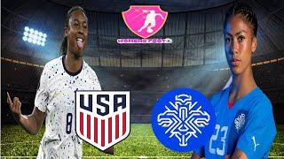 USA vs Iceland women’s international friendly football