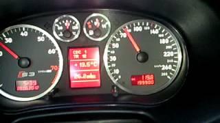 Audi A3 1.8T AUM k03S 230Hp /344Nm  60-100 km/h on 4th gear