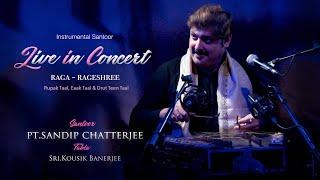 Raag II Rageshree(रागेश्री) II Sandip Chatterjee II Santoor -LIVE CONCERT II Rupak, EkTaal,Teen Taal