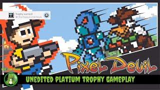 Pixel Devil and the Broken Cartridge - Full Unedited #PS4 Platinum Trophy Gameplay